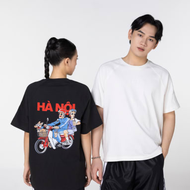 Áo thun đen Vi vu HÀ NỘI