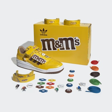 Men's Originals Yellow M&M’S x adidas Forum Low 84 Shoes