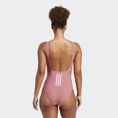 Maillot de bain Iconisea 3-Stripes Rose Femmes Sportswear