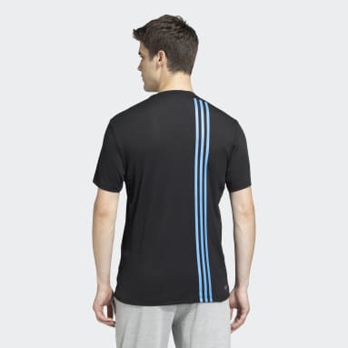 Men Running Black OWN THE RUN MARATHON TEE