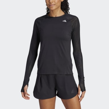 Adizero Running Long Sleeve T-skjorte Svart