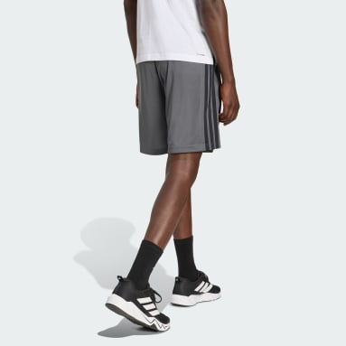 SHORTS WORKOUT ESSENTIALS BASE 3 TIRAS DE TEJIDO PIQUÉ, LARGO DE 23 CM