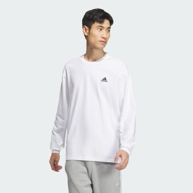 エッセンシャルズ プラス ルーズフィット スモールロゴ 長袖Tシャツ