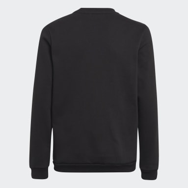 Děti Fotbal černá Mikina Entrada 22 Sweat