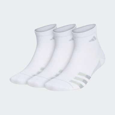 Men's Running White Superlite Quarter Socks 3 Pairs