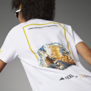 T-shirt graphique à manches courtes National Geographic blanc TERREX