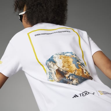 T-shirt National Geographic Graphic Short Sleeve Bianco TERREX