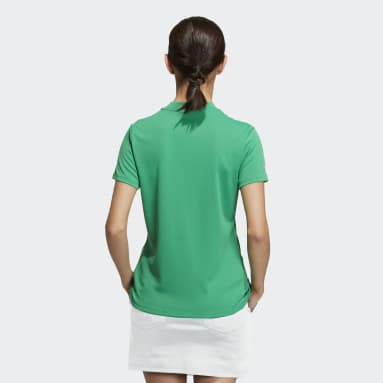 Women Golf Green AEROREADY Play Green Mock-Neck Shirt