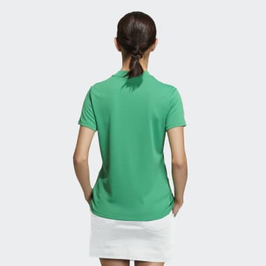 Women Golf Green 에어로레디 플레이 그린 모크넥 셔츠