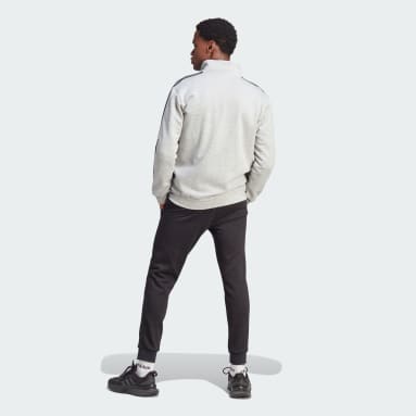 Chándal Basic Fleece 3 bandas Gris Hombre Sportswear