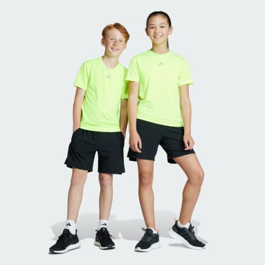 Youth 8-16 Years Sportswear Black AEROREADY 3-Stripes Woven Shorts