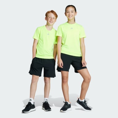 Calções AEROREADY 3-Stripes Preto Rapazes Running
