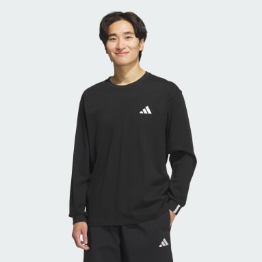 エッセンシャルズ プラス ルーズフィット スモールロゴ 長袖Tシャツ