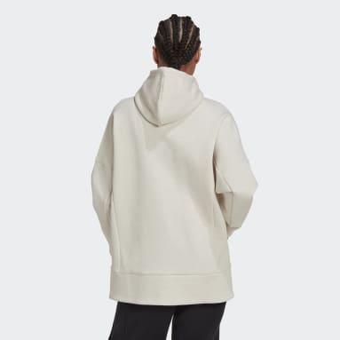 Mission Victory Loose Fit Full-Zip Hettejakke Beige