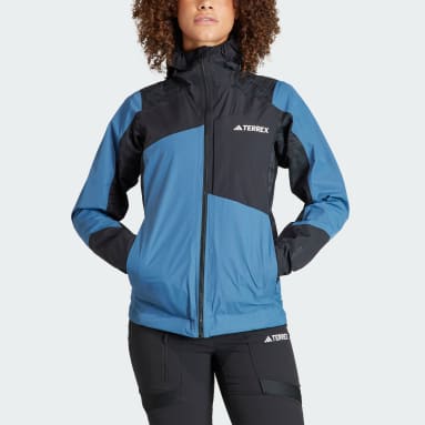Dames TERREX blauw TERREX Xperior Hybrid RAIN.RDY Jack
