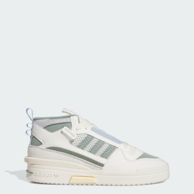 Originals Vit Forum Mod Mid Skor