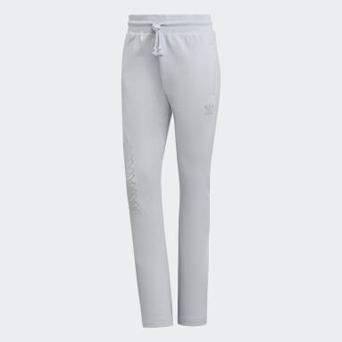 adidas 2000 Luxe Open Hem Treningsbukse Blå