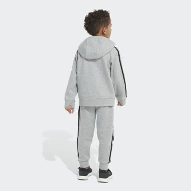 Children Sportswear Multi Essential Fleece Hooded Jacket Set
