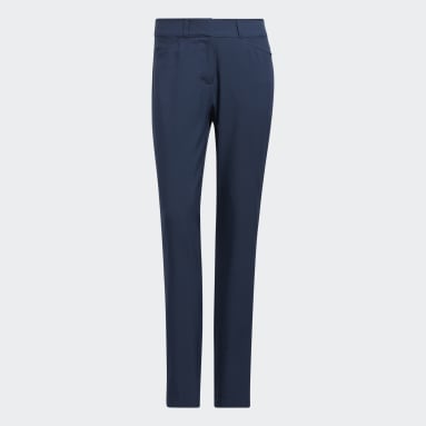 Women Golf Blue Primegreen Full-Length Pants