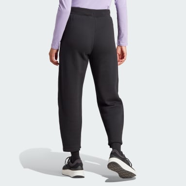 Pantalon bouffant molleton Lounge noir Femmes Sportswear