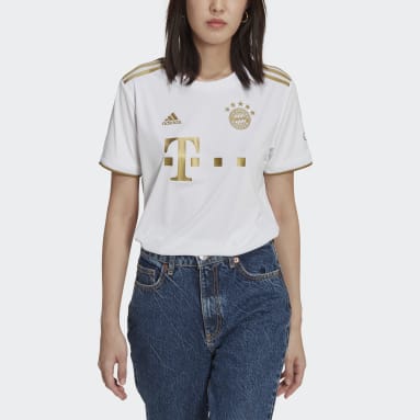 Camiseta segunda equipación FC Bayern 22/23 Blanco Mujer Fútbol