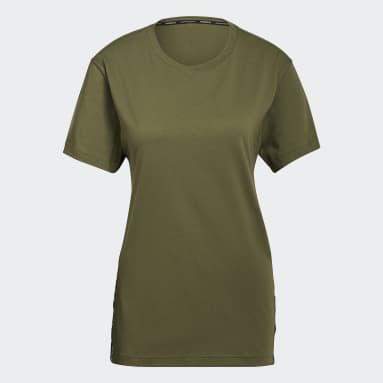 Camiseta Karlie Kloss Loose Verde Mujer Training