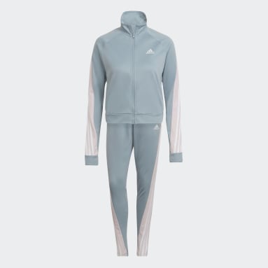 Ženy Sportswear Siva Tepláková súprava adidas Sportswear Teamsport