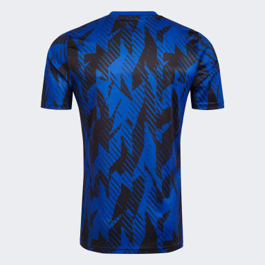 Camiseta de Calentamiento Argentina 3 Estrellas Azul Hombre Fútbol