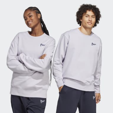 Fitness Og Træning Lilla adidas x Parley kønsneutral sweatshirt