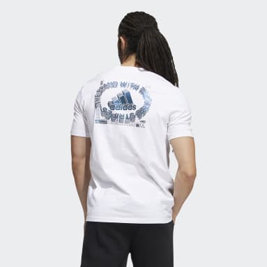 Men Sportswear White Color-Shift Gaming Graphic Tee