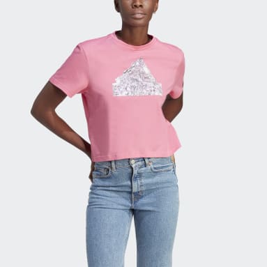 Women's Sportswear Pink Future Icons Graphic Crop Tee