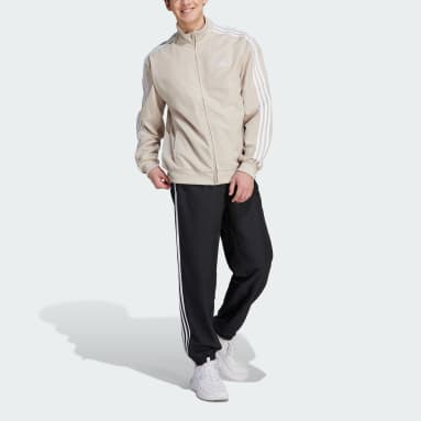 Agasalho Malha 3-Stripes Bege Homem Sportswear
