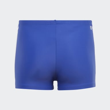 Kluci Plavání modrá Plavecké boxerky Classic 3-Stripes