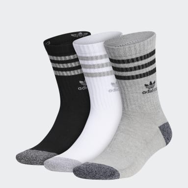 Originals Grey Roller Crew Socks 3 Pairs
