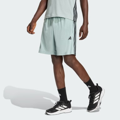 SHORTS WORKOUT ESSENTIALS BASE 3 TIRAS DE TEJIDO PIQUÉ, LARGO DE 23 CM