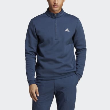 Männer Golf Authentic 1/4-Zip Sweatshirt Blau