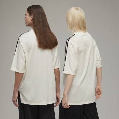 Y-3 3-Stripes Short Sleeve T-skjorte Hvit
