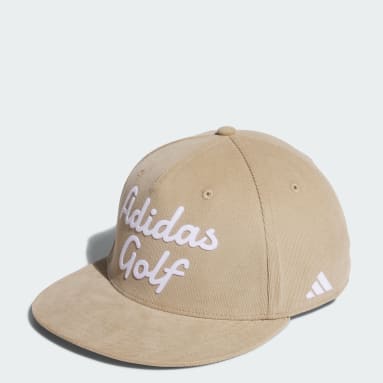 남성 Golf Beige 코듀로이 플랫 캡
