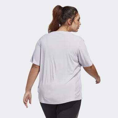 Koszulka Own the Run (Plus Size) Fioletowy