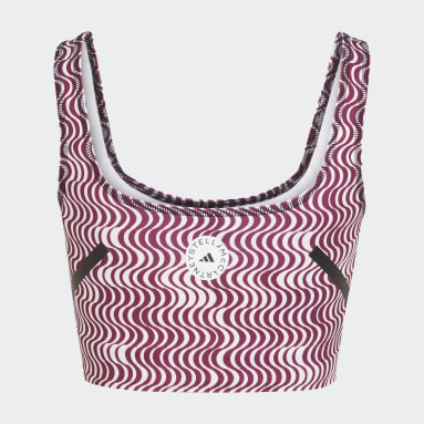 Top adidas by Stella McCartney TruePurpose Printed Crop