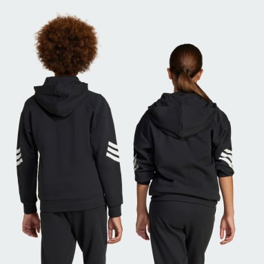 Future Icons 3-Stripes Full-Zip Hooded Treningsjakke