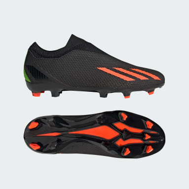 Botas de Futebol sem Atacadores X Speedportal.3 – Piso firme Preto Futebol