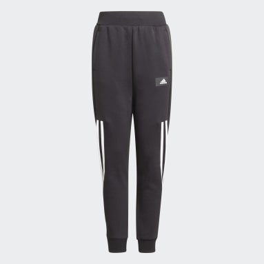 Pants Future Icons 3 Franjas Pierna Cónica Negro Niño Sportswear