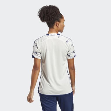 Women Football White 이탈리아 23 어웨이 저지