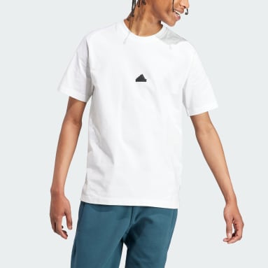 T-shirt adidas Z.N.E. Blanc Hommes Sportswear