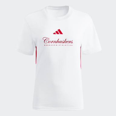 Nebraska Cornhuskers Essentials 3-Stripes Tee