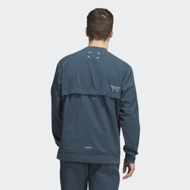 남성 Golf Turquoise 아디크로스 윈드레디 크루 스웨트셔츠