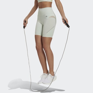 Ženy Tréning A Fitnes zelená Šortkové legíny Tailored HIIT 45 second Training