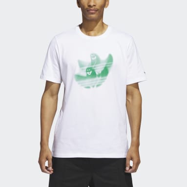 Men Originals White Graphic Shmoofoil T-Shirt