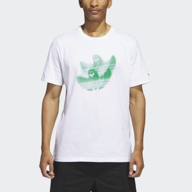 Polera Shmoofolio Estampada Blanco Hombre Originals